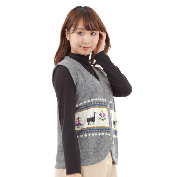 アルパカベスト 女の子とお散歩 アルパカタウン アルパカ専門の